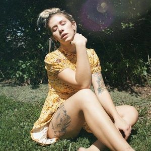 Yellow Floral Mini Dress